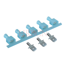 Terminal de pressage à froid droit HRB 4.75*0.8mm, trou traversant AWG#16-14