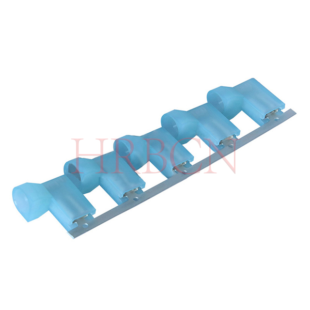 Borne de déconnexion à drapeau femelle entièrement isolée de 4,8 mm (AWG 16-14)