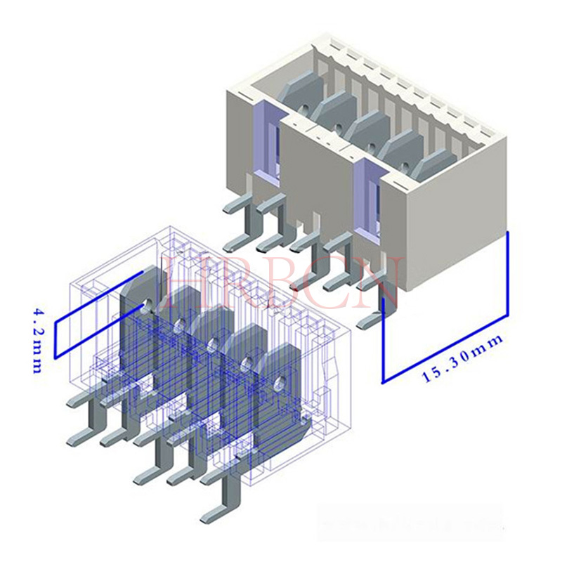 Connecteurs RAST 5.0 PCB Terminal TAB en-tête M9402