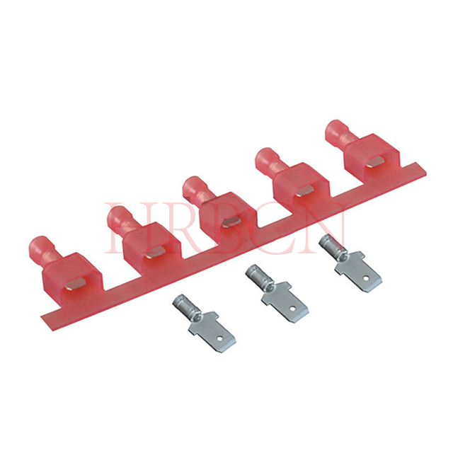 Borne de déconnexion mâle entièrement isolée de 4,8 mm (AWG 22-18)