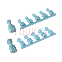 HRB M6350 6.35mm 0.250' AWG16-14 Borne de déconnexion femelle isolée droite
