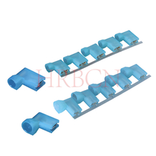 Borne de déconnexion à drapeau femelle entièrement isolée de 4,8 mm (AWG 16-14)