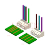 Connecteur RAST 2.5 IDC avec technologie IDT | Connecteur HRB M728X