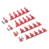 Borne de déconnexion mâle entièrement isolée de 4,8 mm (AWG 22-18)