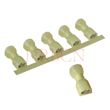 HRB M6350 6.35mm 0.250' AWG12-10 Borne de déconnexion femelle isolée droite
