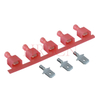 Borne mâle isolée droite de 6,35 mm (0,205') AWG22-18 0,32-0,82 mm² 