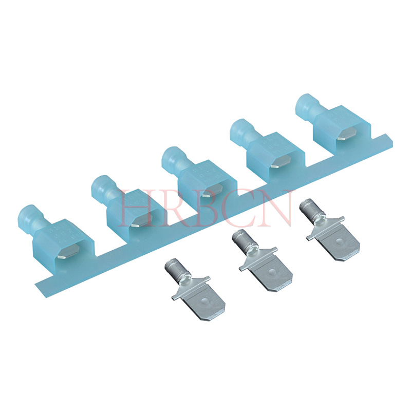 HRB 250 Terminal d'emballage de bobine mâle droit entièrement isolé AWG #16-14