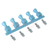 Borne de déconnexion mâle entièrement isolée de 4,8 mm (AWG16-14)