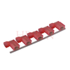 Borne de déconnexion à drapeau femelle entièrement isolée de 4,8 mm (AWG 22-18)