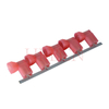 Borne de déconnexion à drapeau femelle entièrement isolée de 4,8 mm (AWG 22-18)