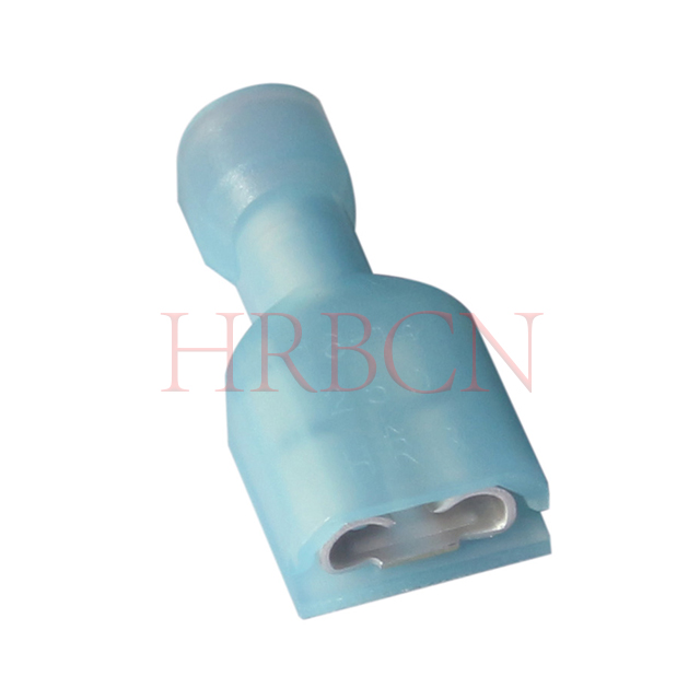 HRB M6350 6.35mm 0.250' AWG16-14 Borne de déconnexion femelle isolée droite