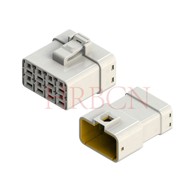 Connecteur fil à fil à 2 rangées étanche automatique HRB 6,35 mm 
