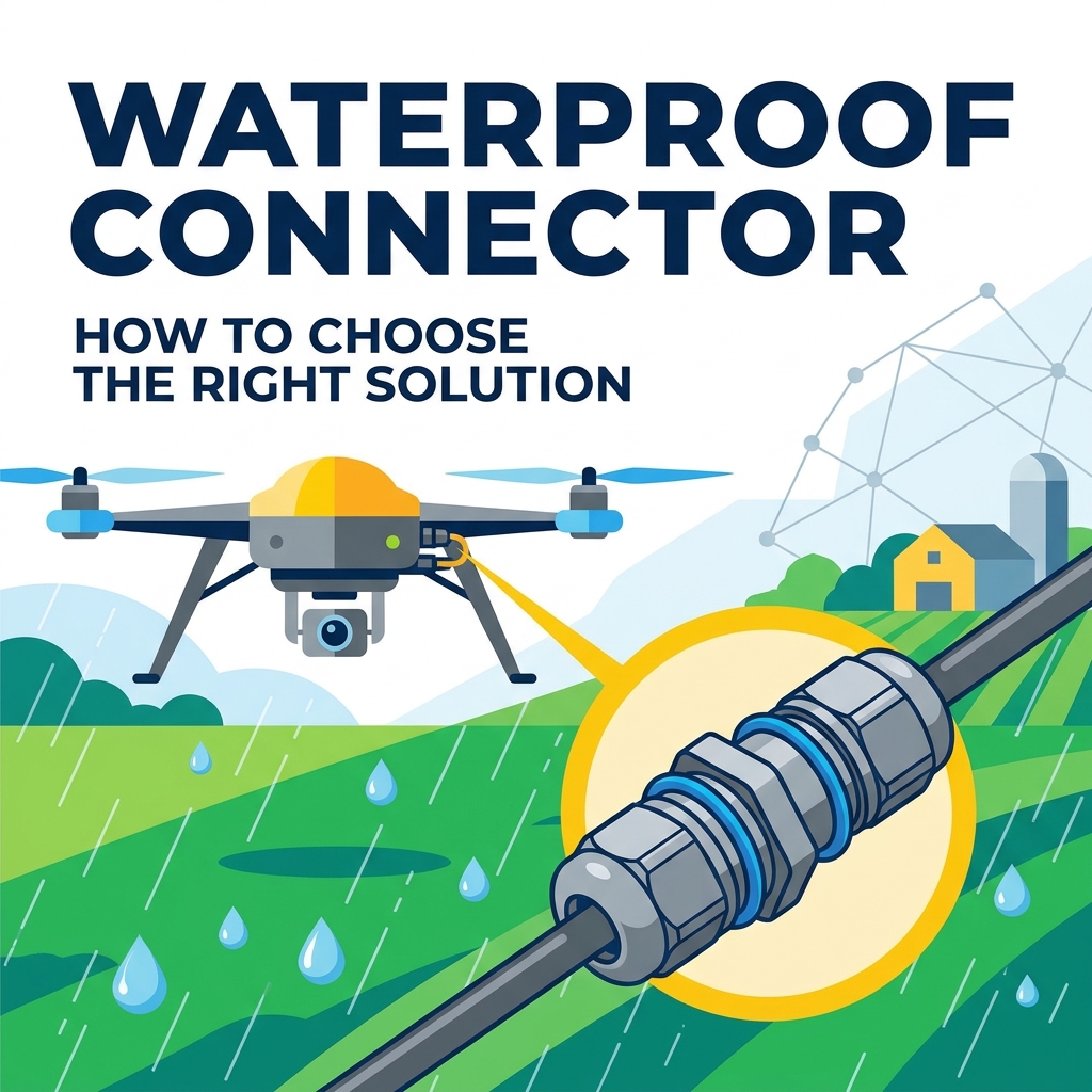 Connecteurs étanches pour drones agricoles : comment choisir la bonne solution de connexion