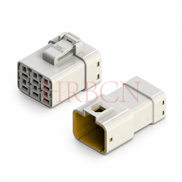 Connecteur fil à fil à 2 rangées étanche automatique HRB 6,35 mm 