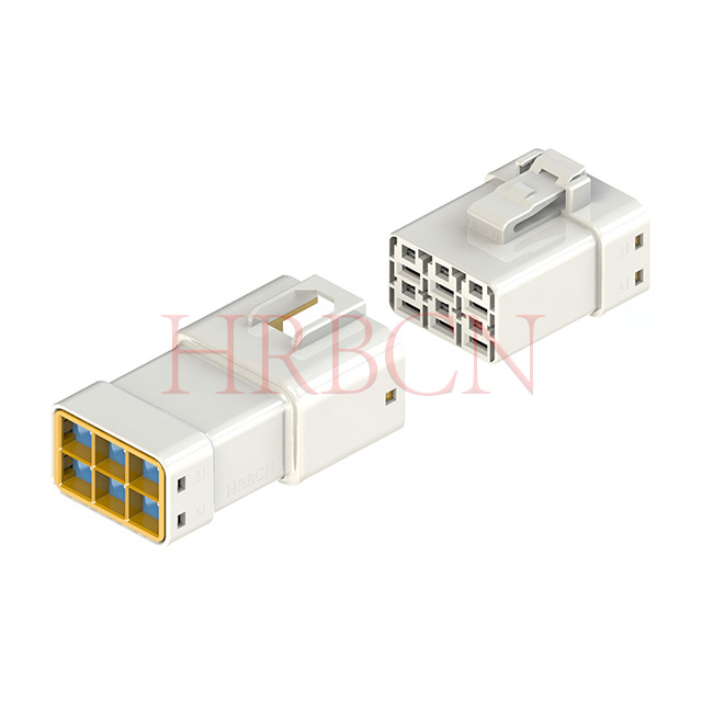 Connecteur fil à fil à 2 rangées étanche automatique HRB 6,35 mm 