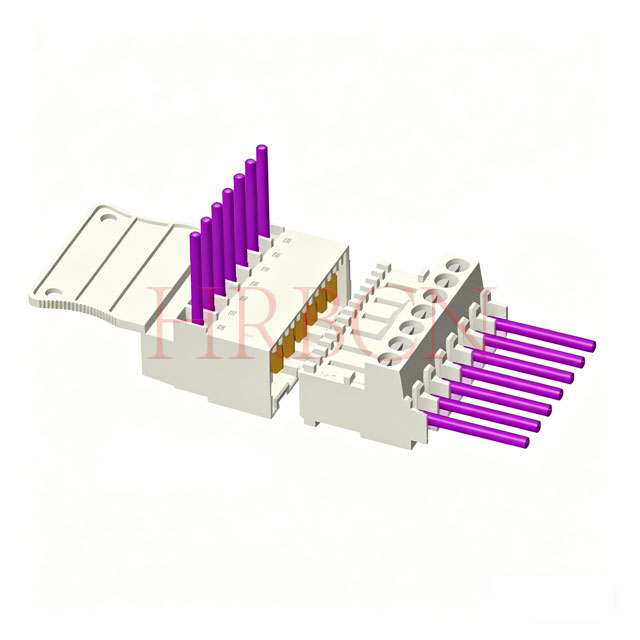 Connecteur PCB à accouplement indirect RAST 5 IDC et vis série M5038, 5,0 mm