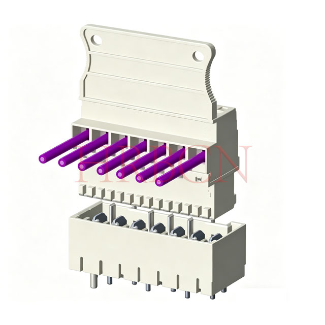 Connecteur PCB à accouplement indirect RAST 5 IDC et vis série M5039 M5040, 5,0 mm