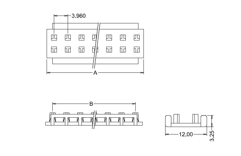 Dimension du couvercle M7061-N