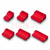 Connecteur à extrémité fermée HRB 2.54 IDC sans languettes polarisantes